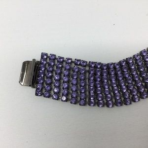 Sparkly Lavender Rhinestone Bracelet